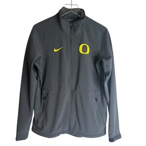 Nike Oregon Ducks Football Zippered Jacket Coat Size Medium